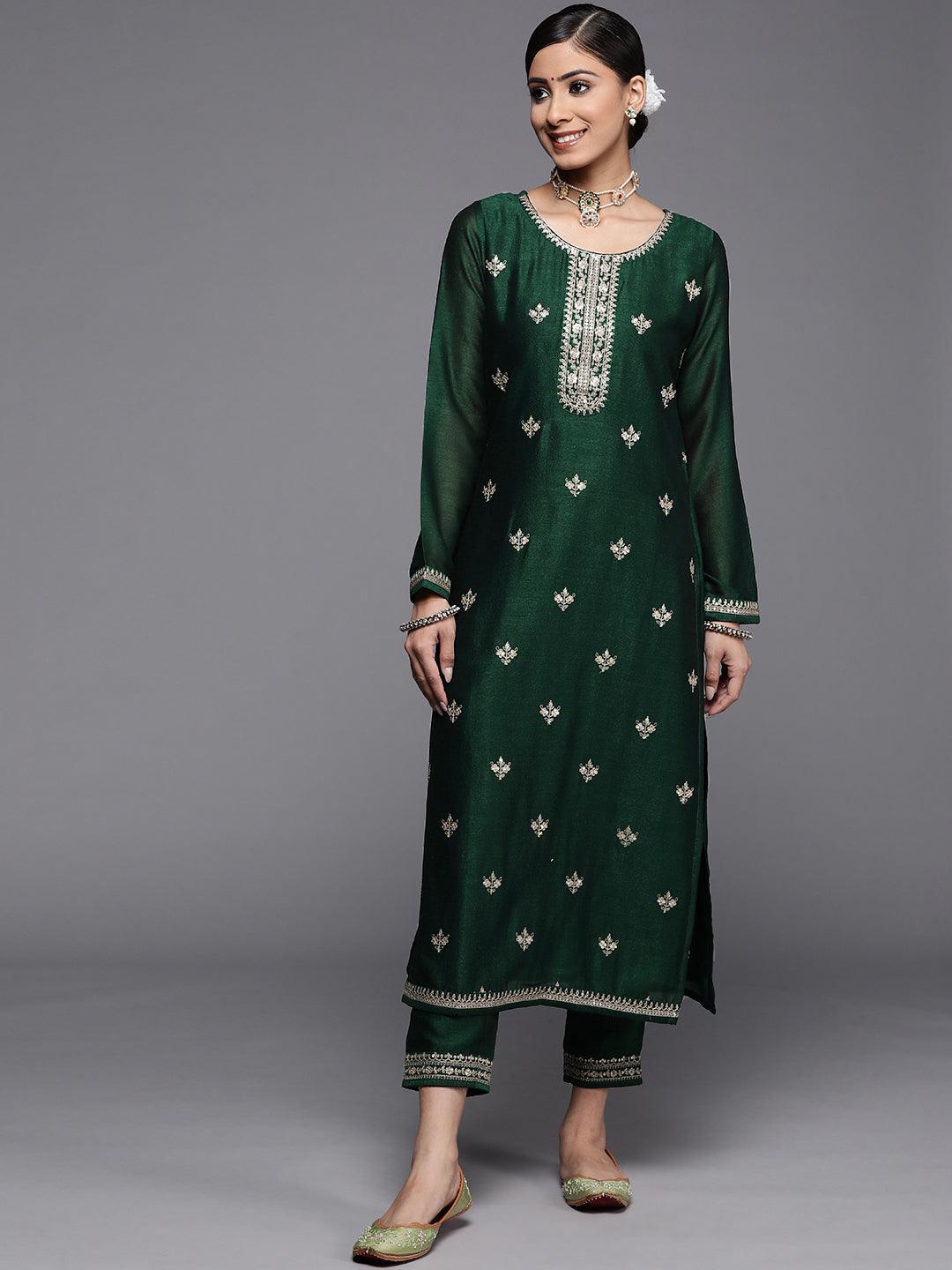 Women Green Kurtas Sets - Buy Women Green Kurtas Sets online in India
